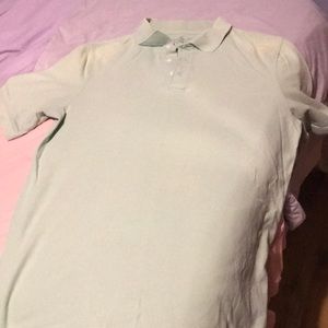 Light green Mens Polo size large